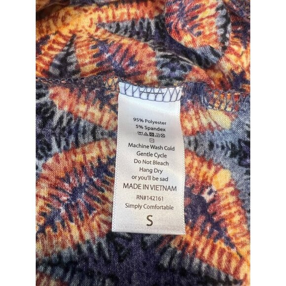 LuLaRoe Irma Women's Fiery Long Shirt - Picture 6 of 6